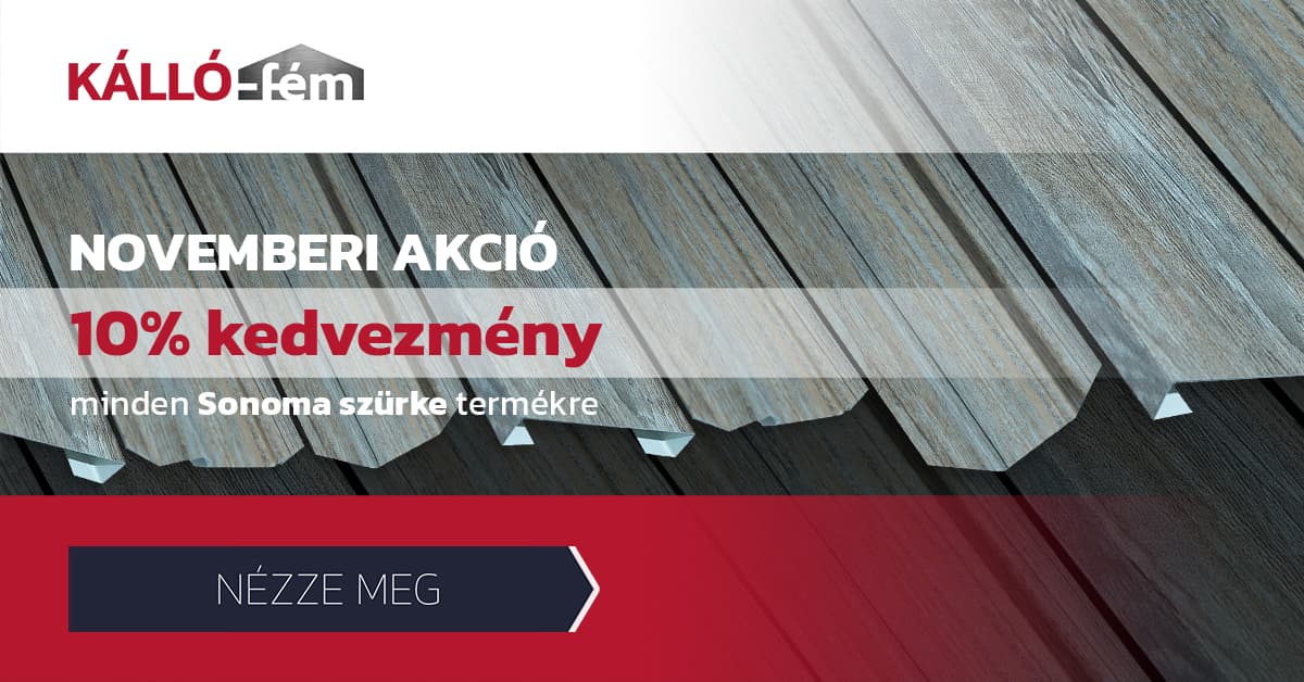 10% sonoma szín AKCIÓ! OKTÓBER