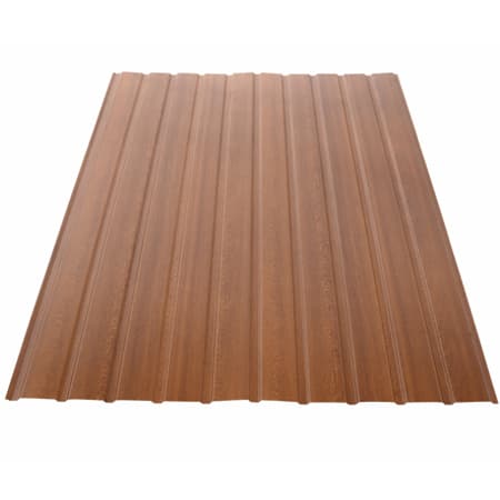 KTR T8 trapézlemez / Tető / 3100mm hosszúság / 0.4mm vastagság / Aranytölgy / antikondenzált filc bevonattal