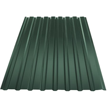 KTR T20 trapézlemez / Tető / 3100mm hosszúság / 0.5mm vastagság / RAL 6005 - sötétzöld / antikondenzált filc bevonattal