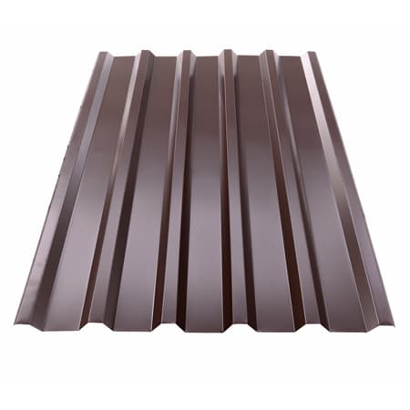 KTR T35 trapézlemez / Tető / 1600mm hosszúság / 0.5mm vastagság / RAL 8017 2 oldalas - csokibarna / antikondenzált filc bevonattal