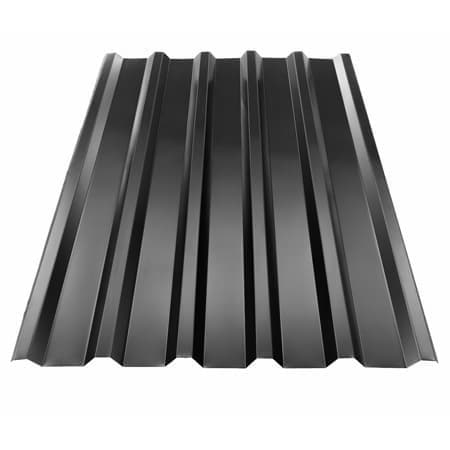 KTR T35 trapézlemez / Tető / 1600mm hosszúság / 0.5mm vastagság / RAL 9007 - alumínium ezüst / antikondenzált filc bevonattal