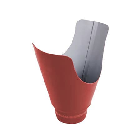 Vízgyűjtő üst / 100/33 átmérőjű / RAL 3009 - téglavörös