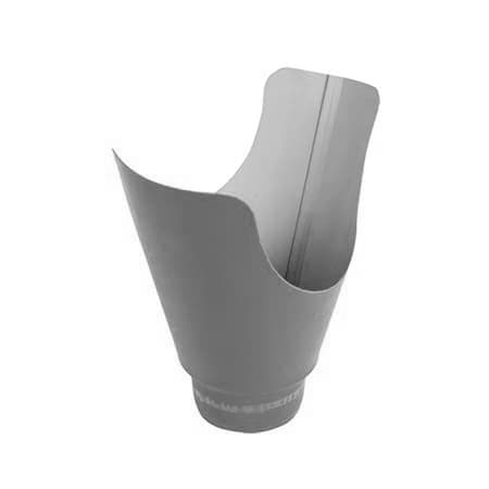 Vízgyűjtő üst / 120/40 átmérőjű / RAL 9006 - ezüst