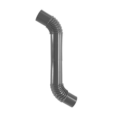 Hattyúnyak / 100/33 átmérőjű / RAL 9007 - alumínium ezüst