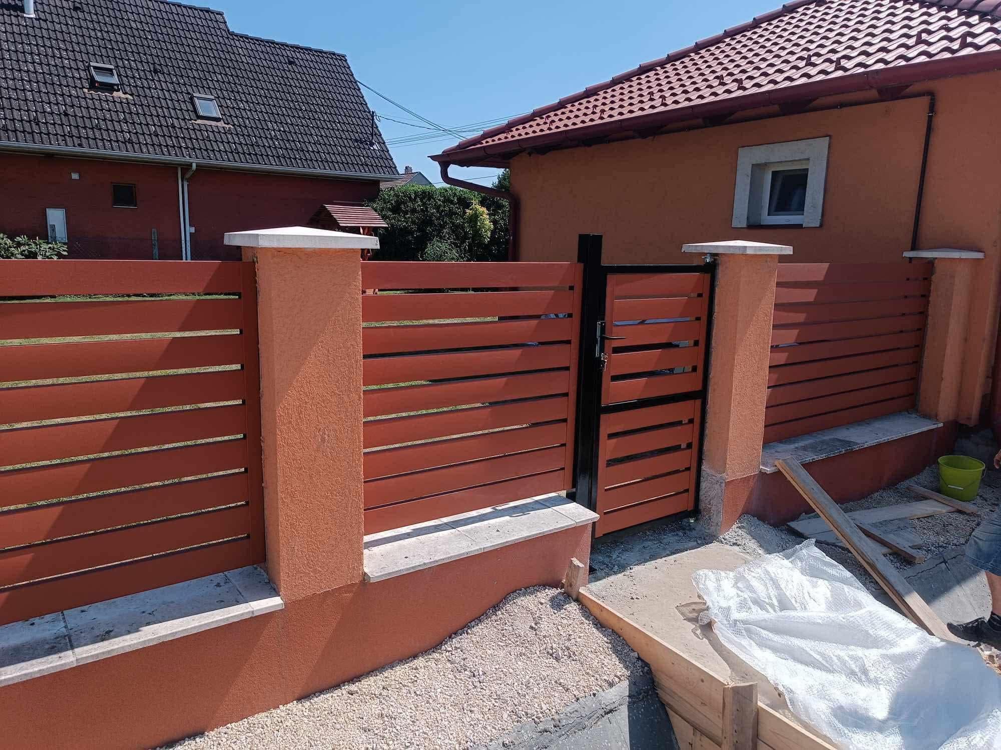 RAL 8004 matt Kerítéselem zárt profil RAL 8004 matt Kerítéselem zárt profil