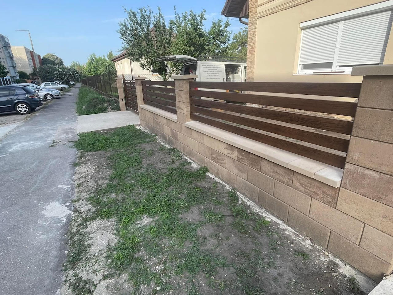 DIÓ Kerítéselem zárt profil