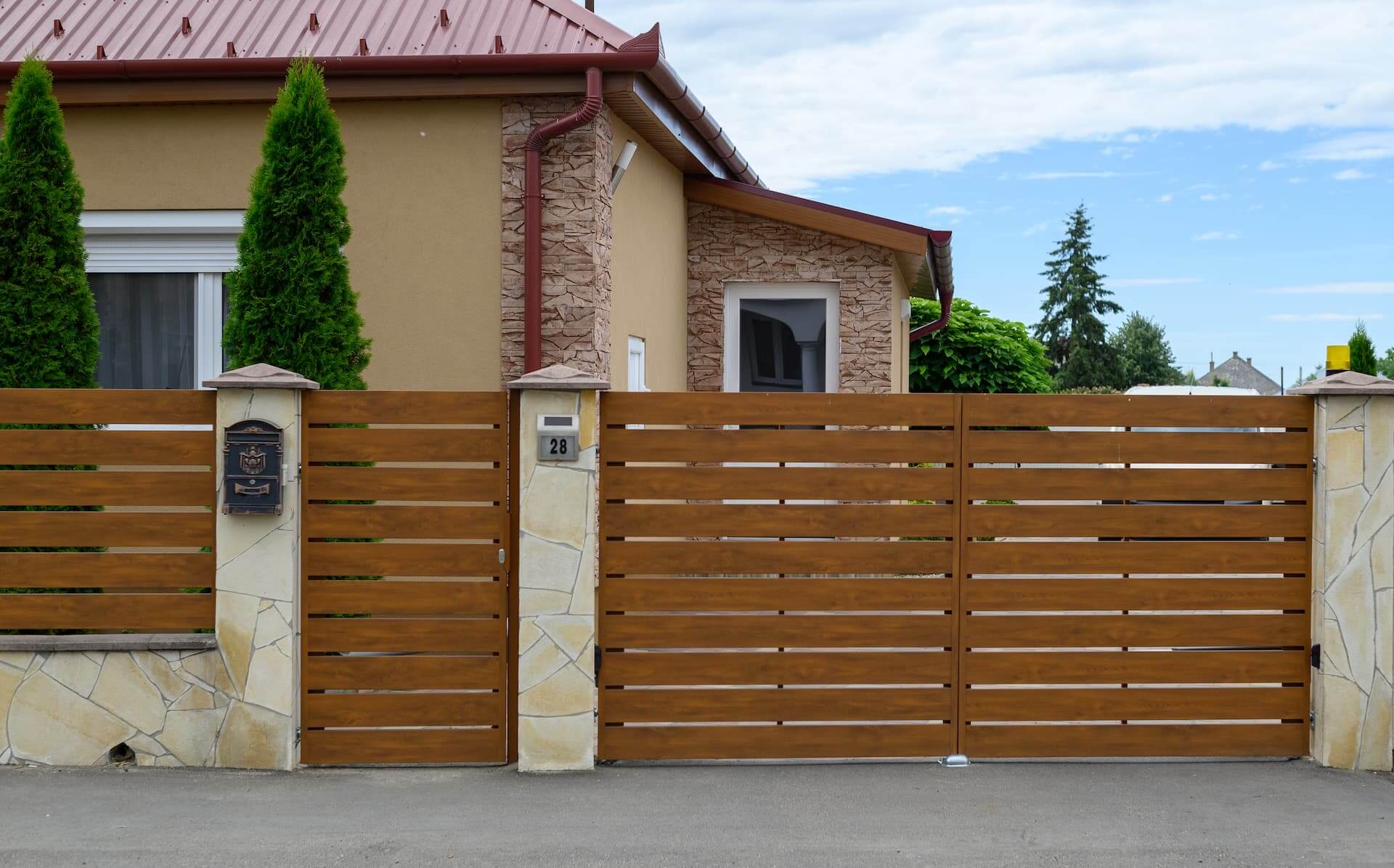 Aranytölgy Kerítéselem "C" profil