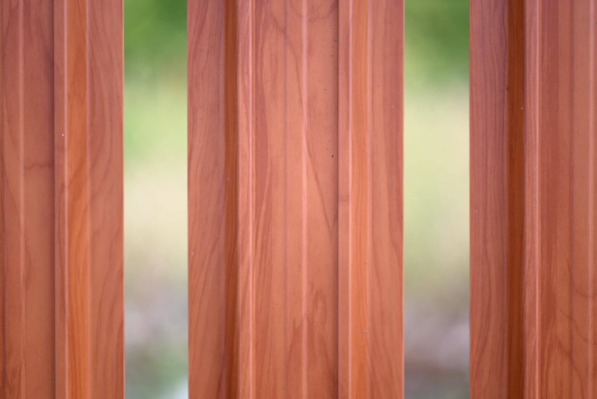 TEAK Kerítésléc - íves